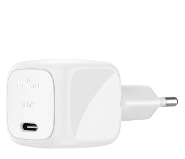 Belkin Ładowarka USB-C PD 30W, mała, biała + kabel Lightning - 1363152 - zdjęcie 4